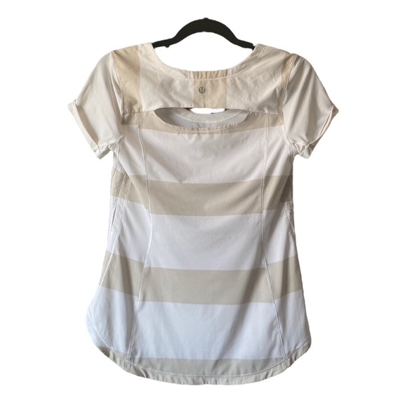 Lululemon | Lightened Up Short Sleeve in Stroll Stripe - Picture 7 of 10